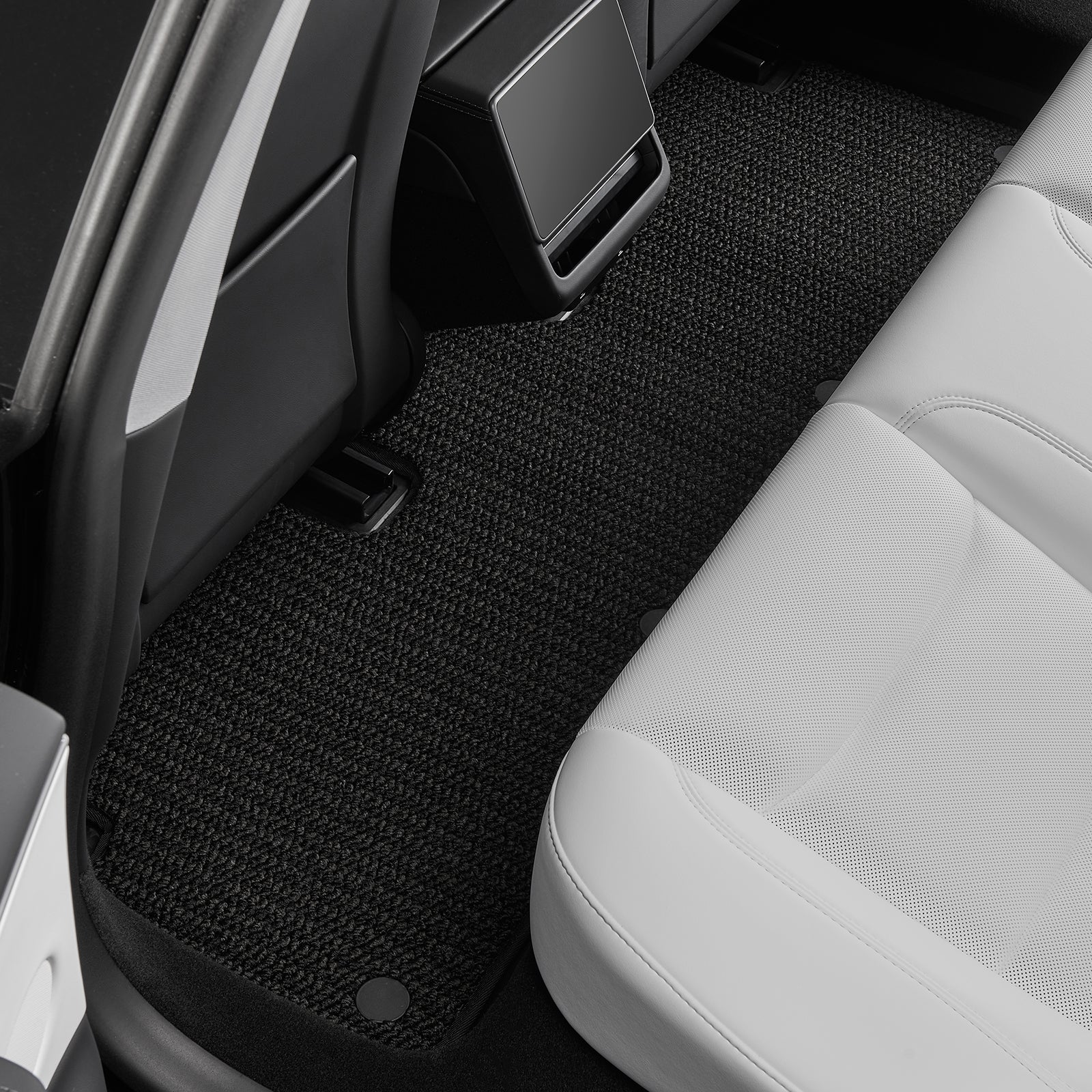 3W Custom Car Floor Mats All Weather Double Layer Carpeted Floor Liners for 2024 New Model 3 Highland RHD 3w