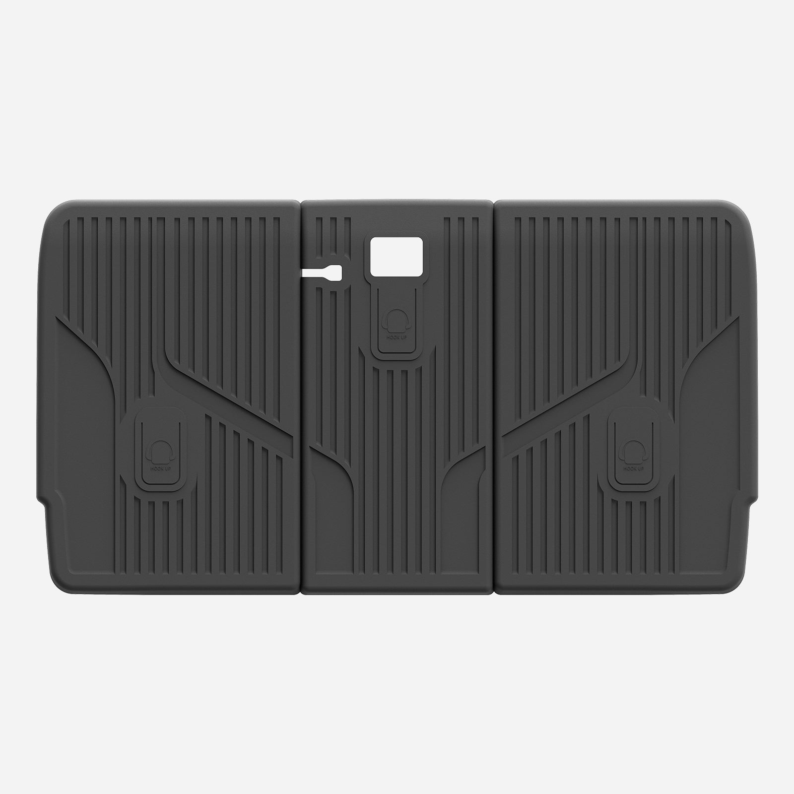 3W Custom Car Mats All Weather Back Seat Cover for 2021-2024 Tesla Model Y 3w