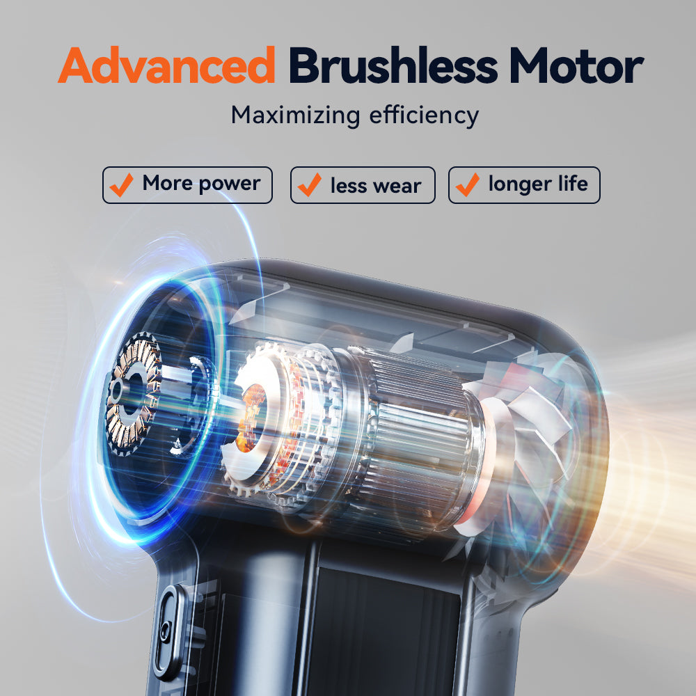 WOLFBOX Compressed Air Duster - Super Power Electric Air Duster MF100