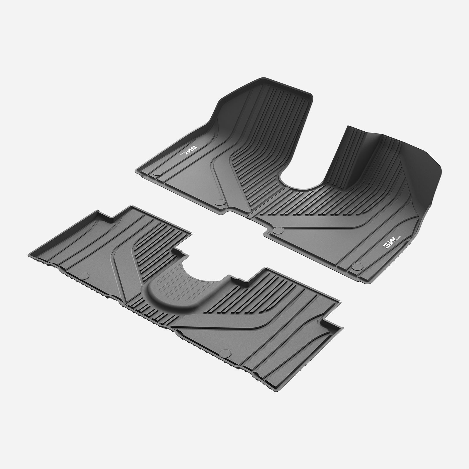 3W Custom Car Floor Mats All Weather Floor Liners for Hyundai IONIQ 5 2021-2024 RHD 3w