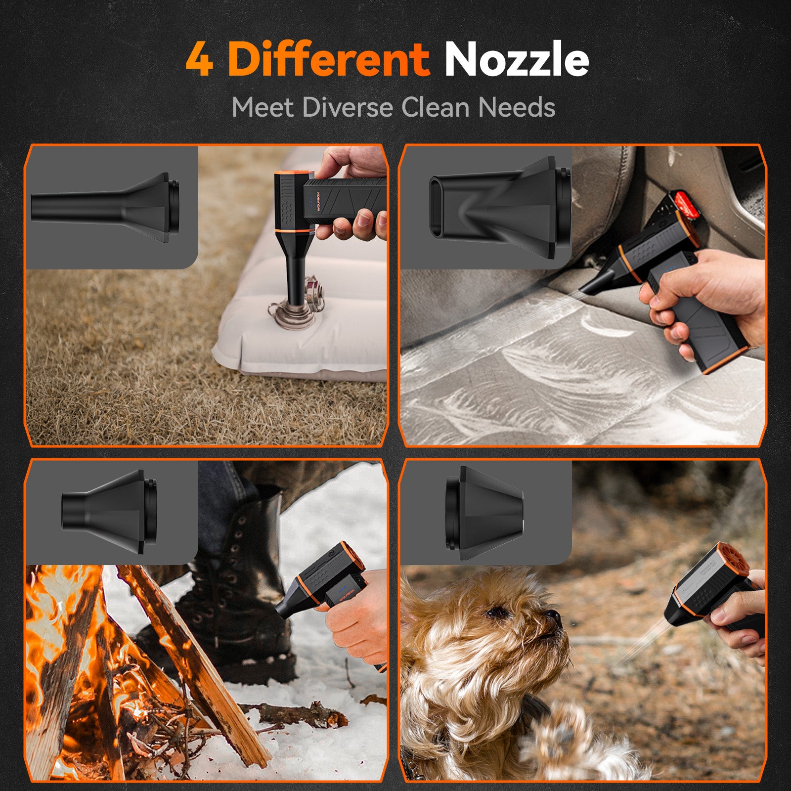 WOLFBOX MF50 Powerful Electric Air Duster