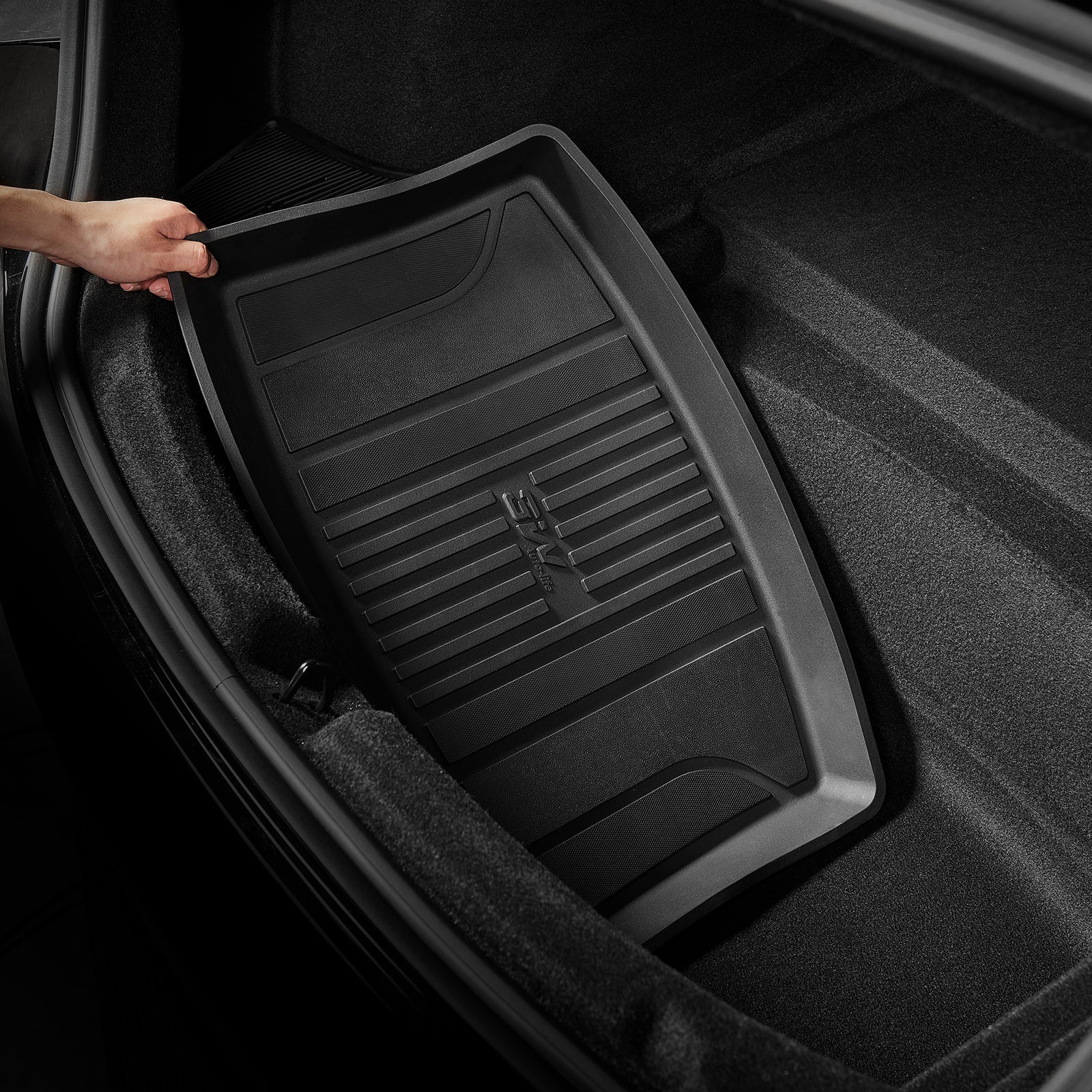 3W Custom Car Floor Mats All Weather Floor Liners, Boot Liners and Storage Liner for 2024 New Model 3 Highland RHD 3w