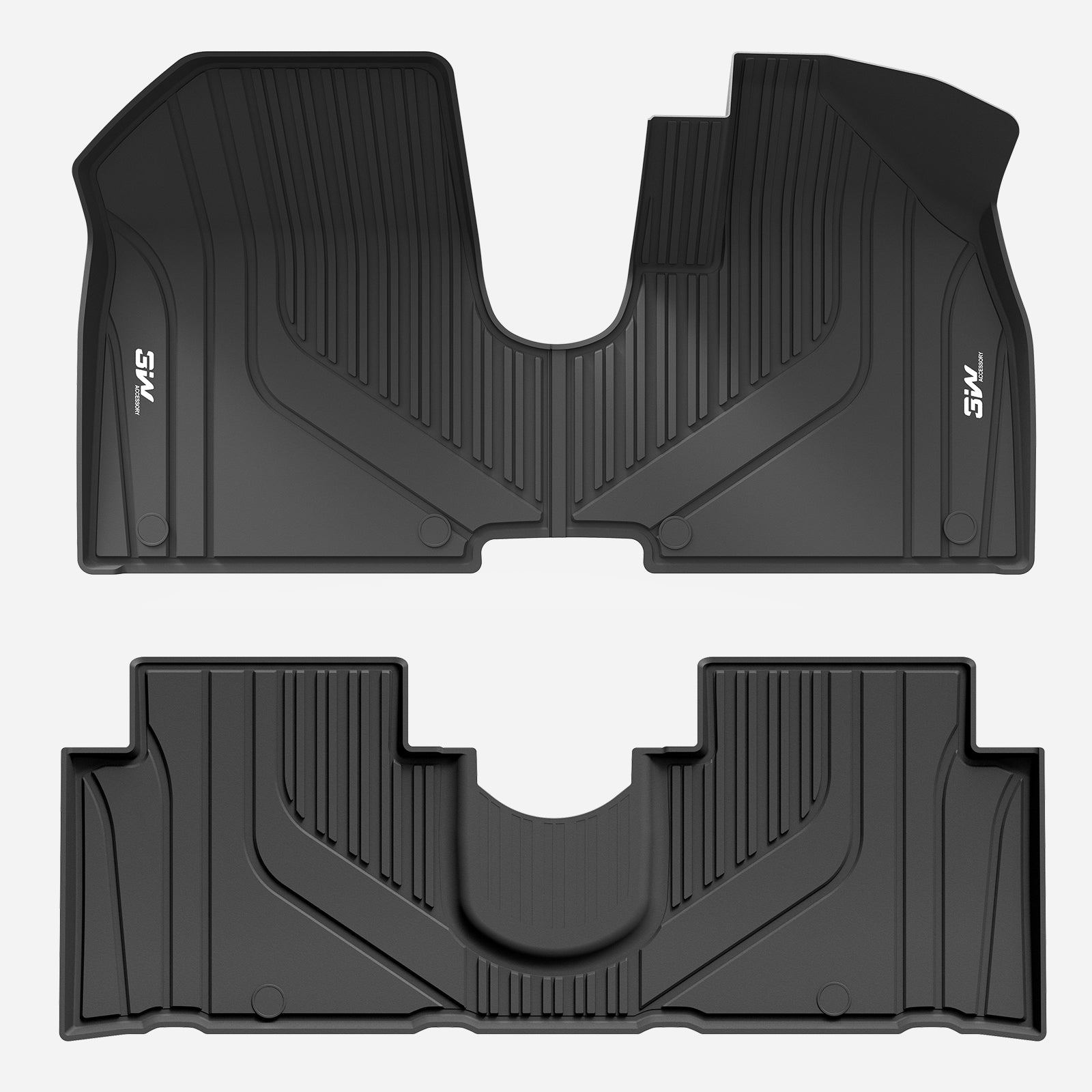 3W Custom Car Floor Mats All Weather Floor Liners for Hyundai IONIQ 5 2021-2024 RHD 3w