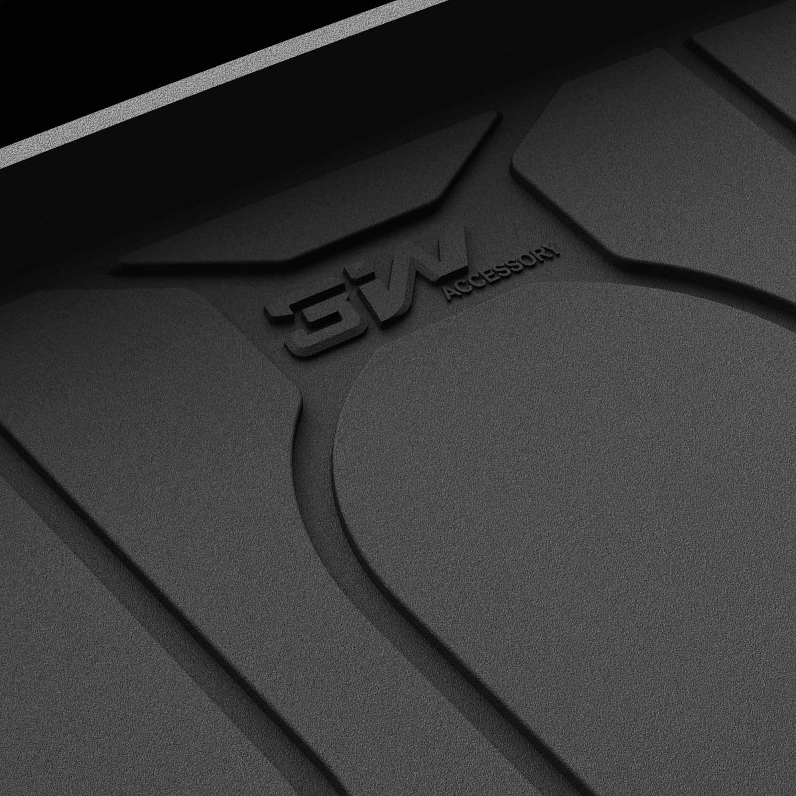 3W Custom Front Trunk Mat and Lower Boot Mat All Weather Cargo Liner for Tesla Model S 2023-2024 3w