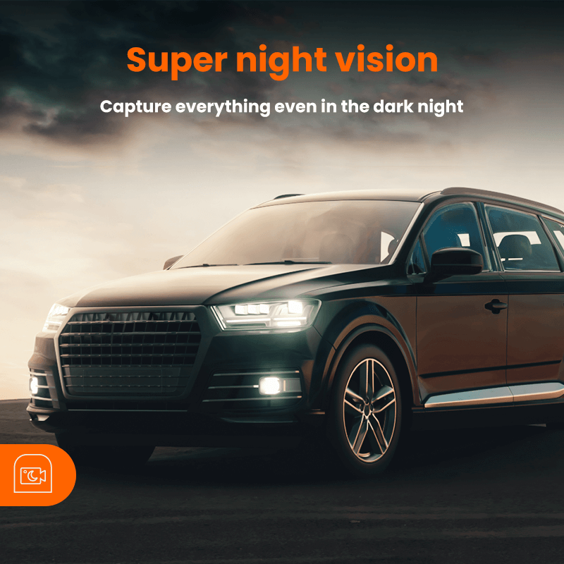 WOLFBOX G900 4K+2.5K Touch Screen Parking Monitoring Dash Cam camera wolfboxdashcamera