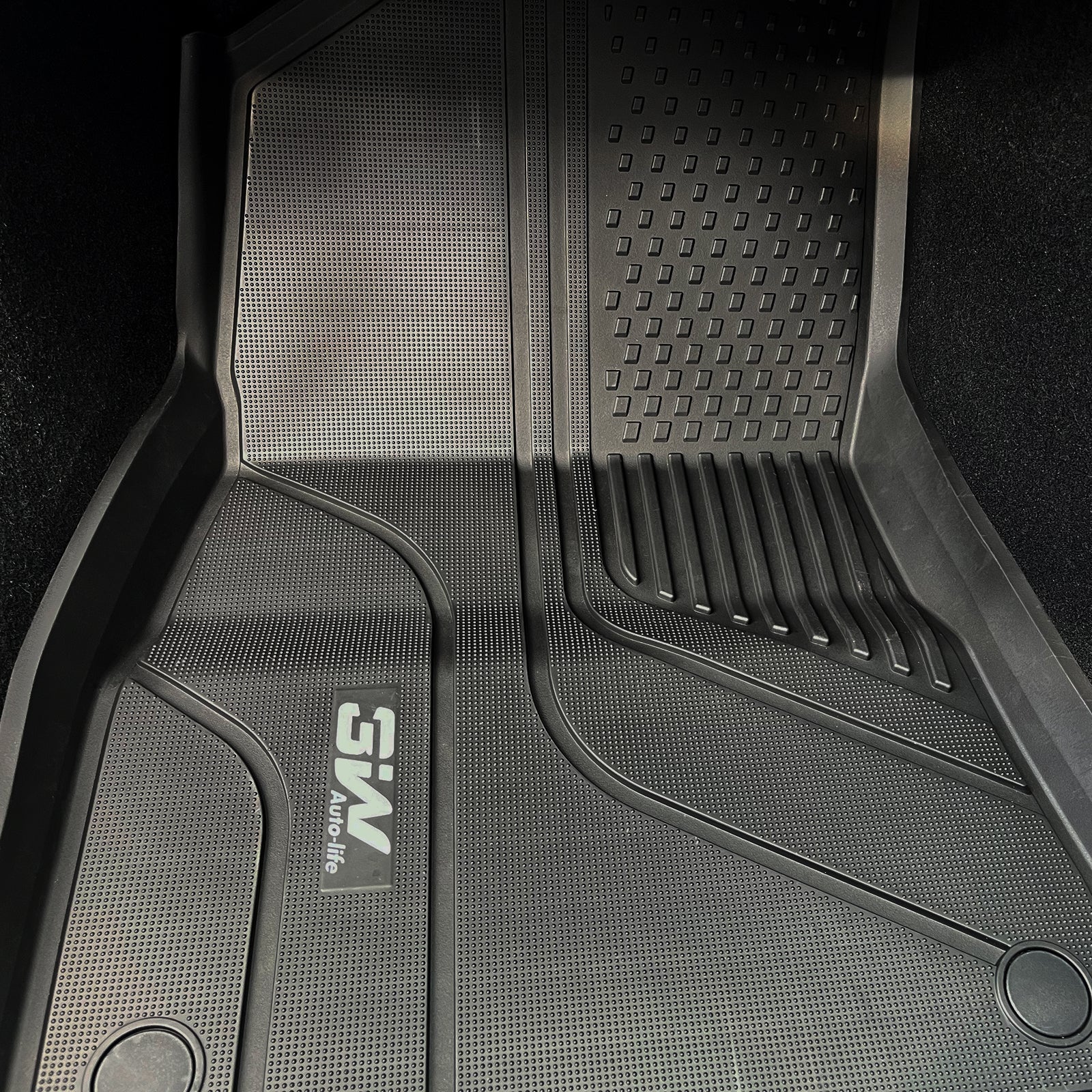 3W Custom Car Floor Mats All Weather Boot Liners, Storage Liner and Double Layer Carpeted Floor Liners for 2024 New Model 3 Highland RHD  3w   