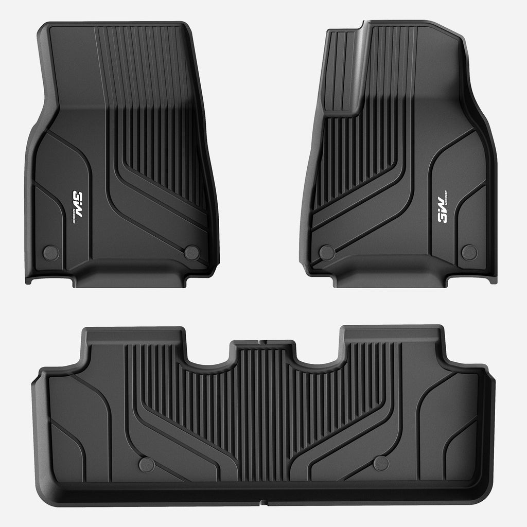Custom Car Floor Mats All Weather Floor Liners Tesla Model Y 2021 2024 RHD
