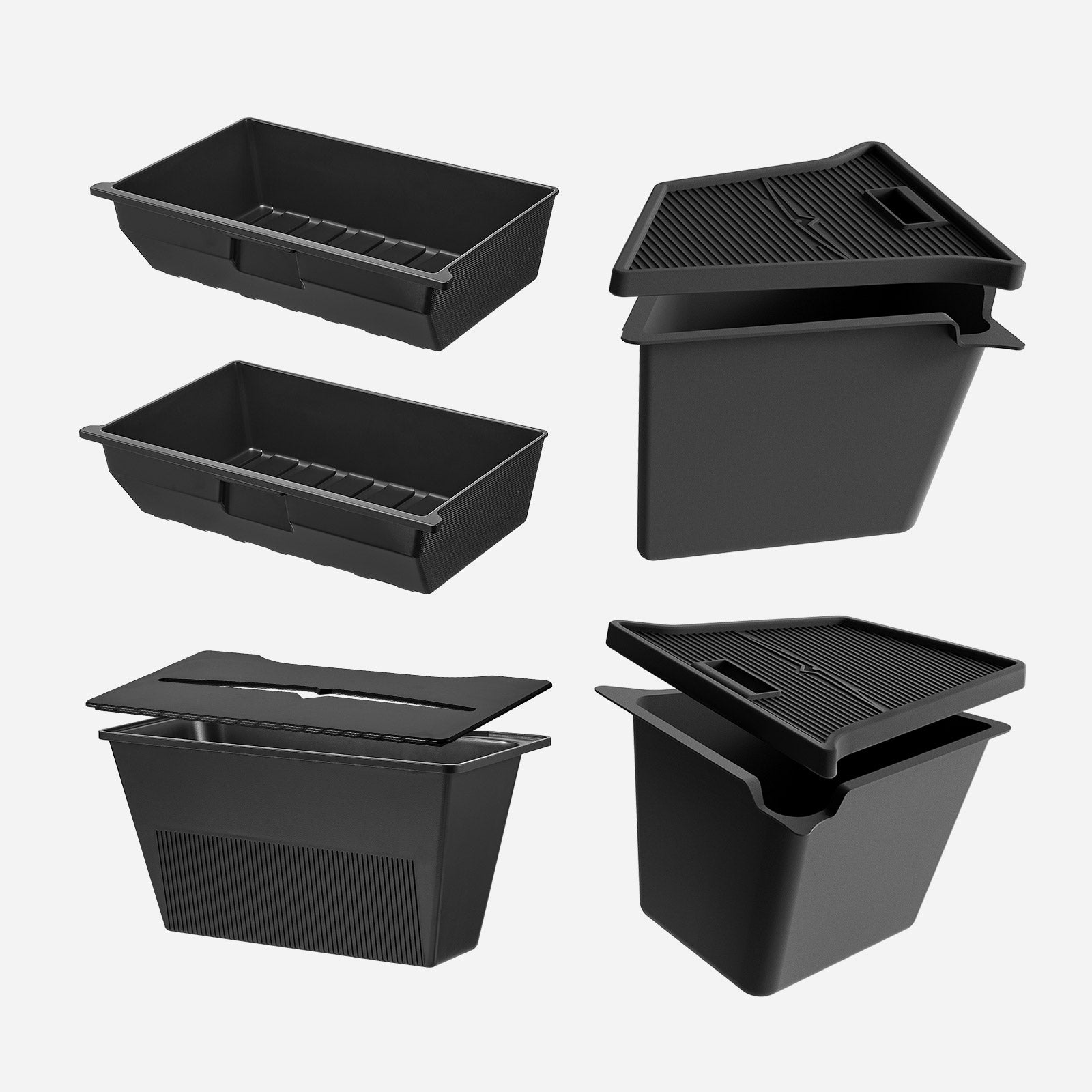 3W Custom storage box set compatible with Tesla Model Y (2021-2024) -8PCS  3w   