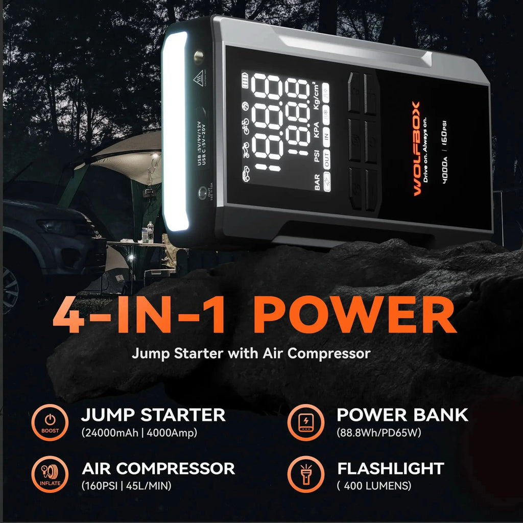 Jump Starter Air Compressor 4 1 MegaVolt 24Air
