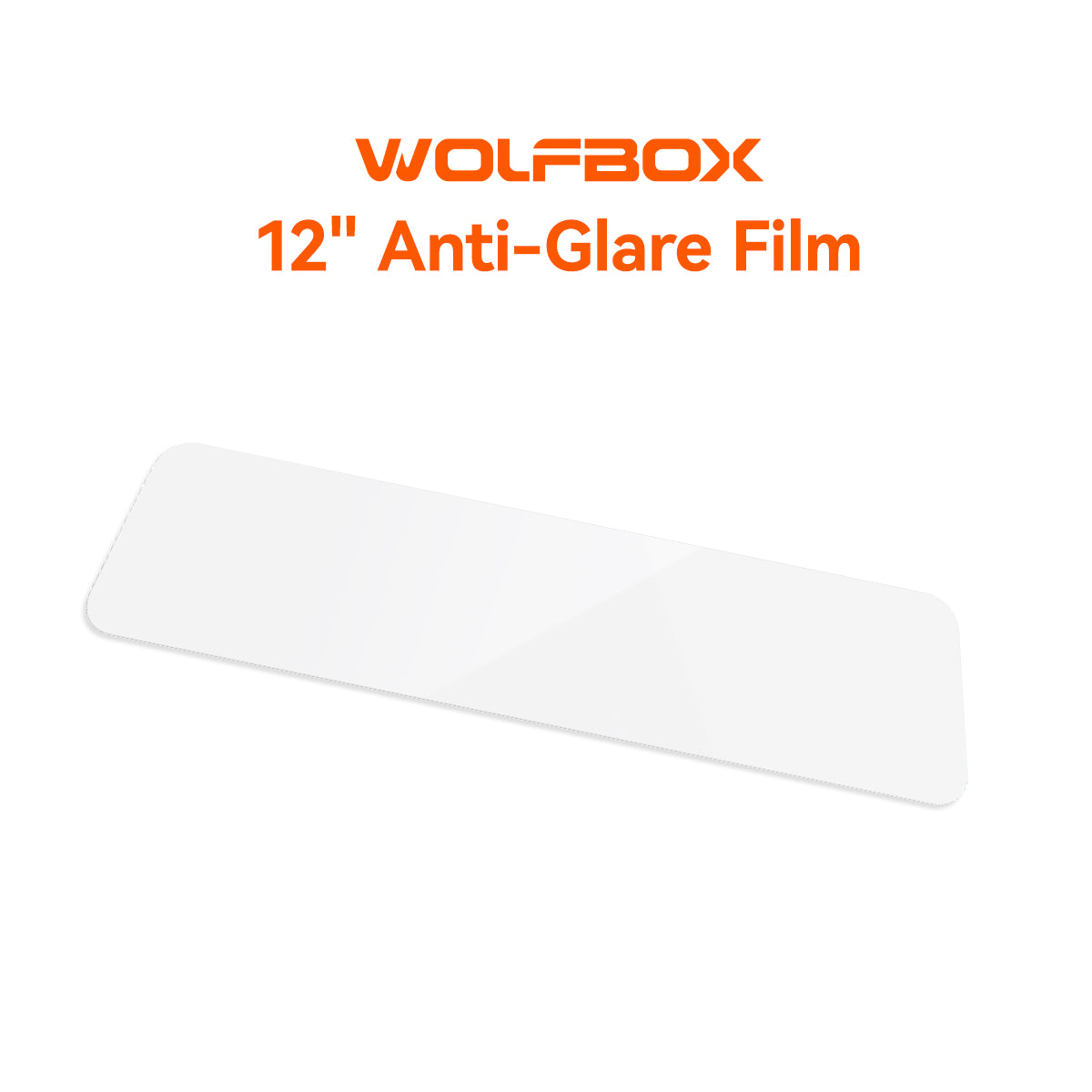 WOLFBOX 12inch Anti-Glare Film for Rear View Mirror Camera