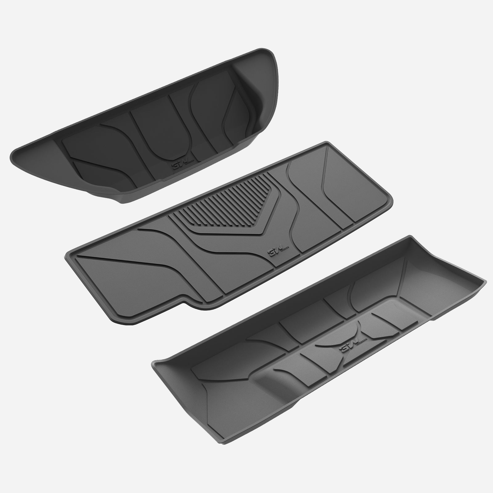 3W Custom 3PCS Boot Liners All Weather for Tesla Model X 6 Seats 2023 2024  3w   