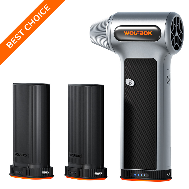 WOLFBOX MF200 Compressed Air Duster - Swappable Battery Cartridge