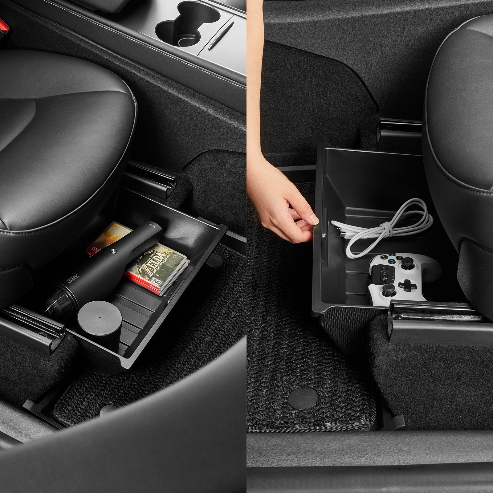 3W Custom storage box set compatible with Tesla Model Y (2021-2024) -8PCS  3w   