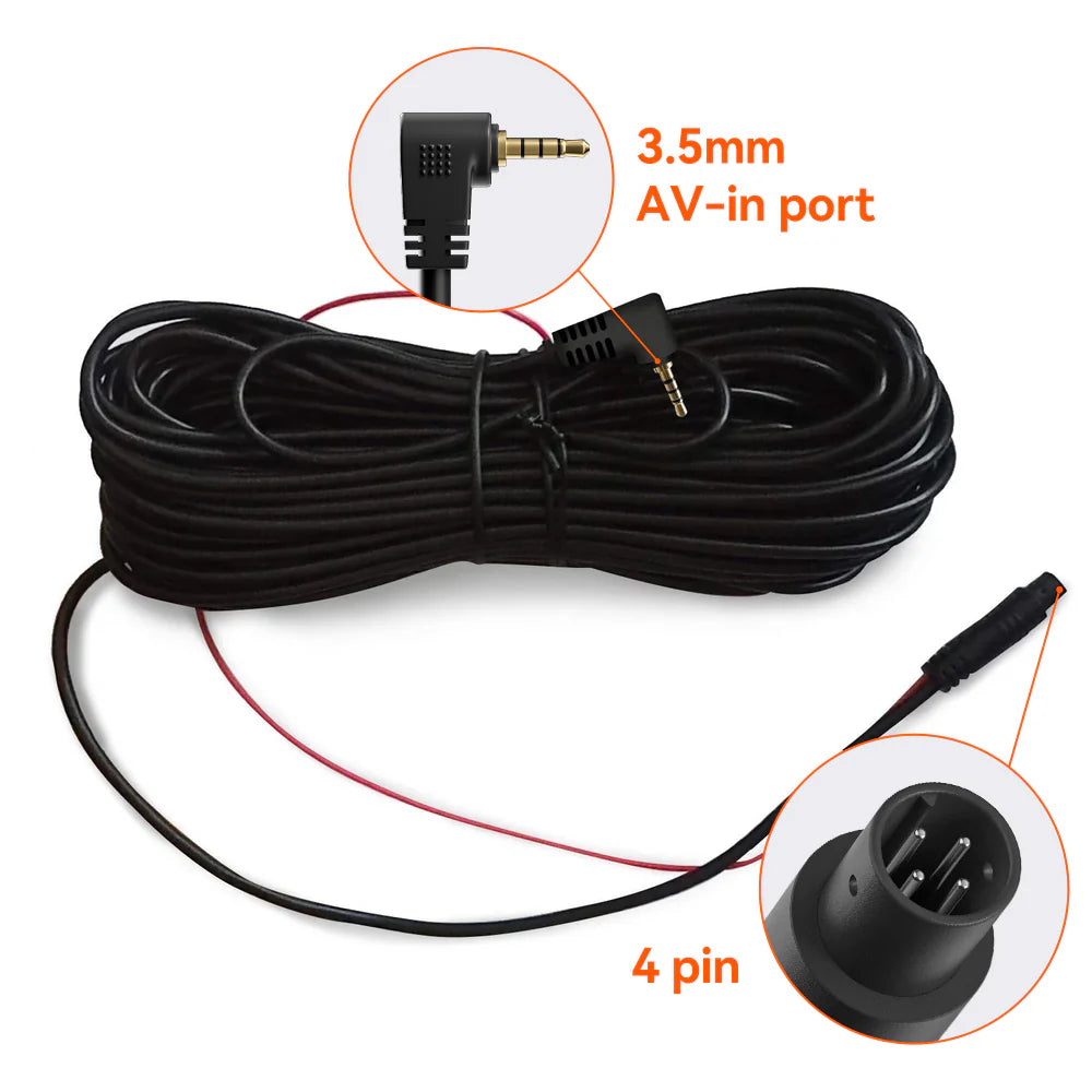 WOLFBOX G900Pro Exclusive Rear Camera Longer Replacement Cables