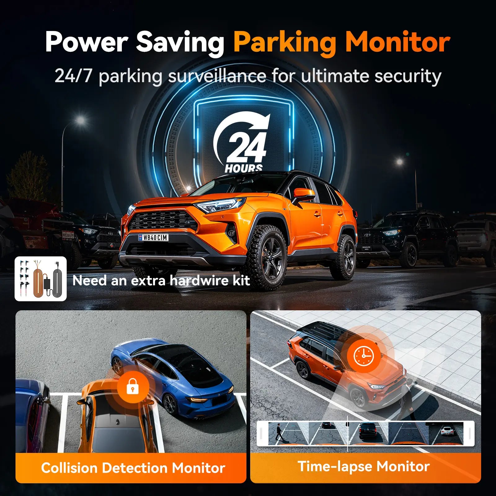 Wolfbox X5 Duo 4K+2.5K STARVIS 2  IMX678 Front and Rear MIni Dash Cam