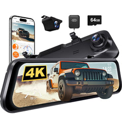 Example: G850Pro Dash Cam 4K Wifi Car Dash Camera Front Rear Mirror Dashcam