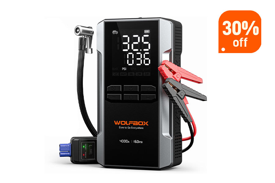 MegaVolt 24Air 4-in-1 Jump Starter with Air Compressor