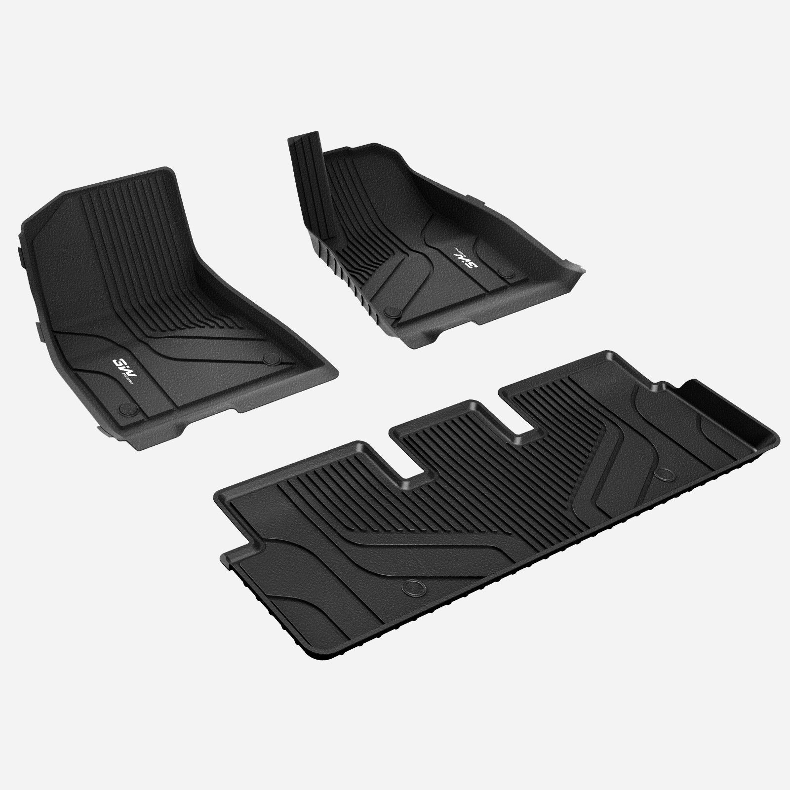 3W Custom Car Floor Mats All Weather Floor Liners for Tesla Model 3 2019-2023 RHD  3w   