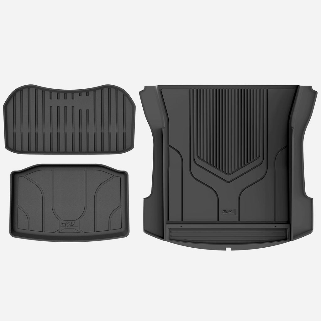 Custom All Weather Full Set Boot Liners Storage Liner Tesla Model 3 2021 2023