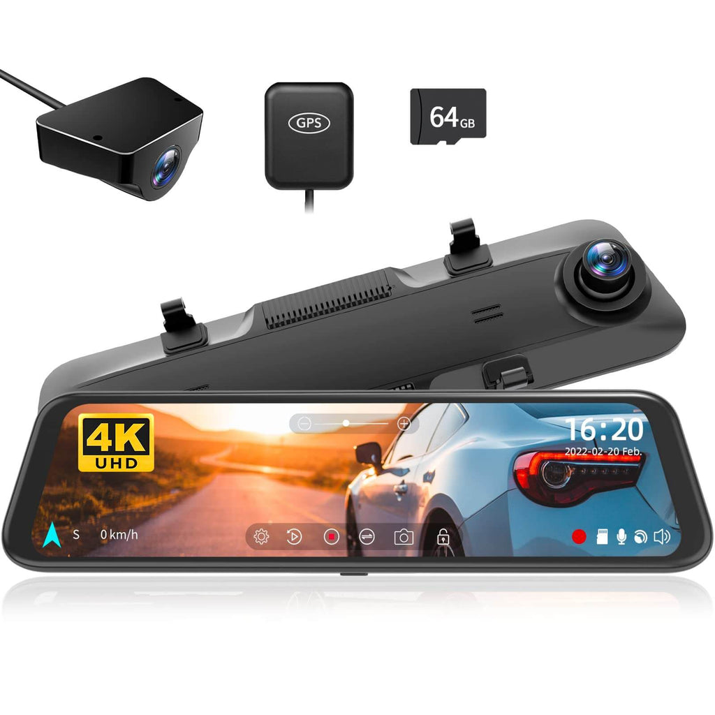 G850 Rearview Mirror Backup Camera Dash Cam